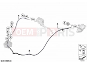BMW Motorrad BMW 2022 C models C 400 GT 21 (0C61, 0C63) Brake lines, front 2 | Brake lines, front 2