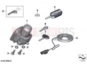 BMW Motorrad BMW 2022 C models C 400 GT 21 (0C61, 0C63) Radio-controlled locking system | Radio-controlled locking system
