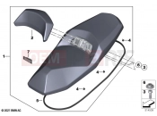 BMW Motorrad BMW 2022 C models C 400 GT 21 (0C61, 0C63) Seat bench | Seat bench