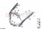 Upper trim section | Upper trim section - BMW Motorrad C 400 GT 21 (0C61, 0C63) 2023
