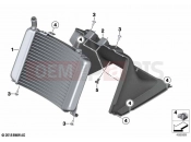 Radiator | Radiator - BMW Motorrad C 400 GT 21 (0C61, 0C63) 2023