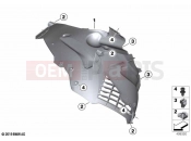 Radiator trim | Radiator trim - BMW Motorrad C 400 GT 21 (0C61, 0C63) 2023