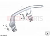 Handle rear | Handle rear - BMW Motorrad C 400 GT 21 (0C61, 0C63) 2023