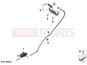 BMW Motorrad BMW 2020 C models C 400 X (0C09, 0C19) Luggage compartment lock | Luggage compartment lock