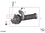 BMW Motorrad BMW 2020 C models C 400 X (0C09, 0C19) Throttle grip heated | Throttle grip heated