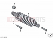 BMW Motorrad BMW 2020 C models C evolution (0C03) Spring strut, rear | Spring strut, rear