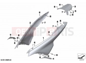 BMW Motorrad BMW 2020 C models C evolution (0C03) Rear trim panel primed | Rear trim panel primed