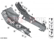BMW Motorrad BMW 2022 C models CE04 (0C51, 0C53) Trim panel footboard | Trim panel footboard