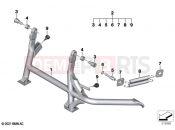BMW Motorrad BMW 2022 C models CE04 (0C51, 0C53) Centre stand 2 | Centre stand 2