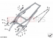 BMW Motorrad BMW 2023 F models F 750 GS (0B08, 0B18) Rear frame | Rear frame