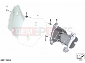 BMW Motorrad BMW 2023 F models F 750 GS (0B08, 0B18) Windshield / mounting | Windshield / mounting