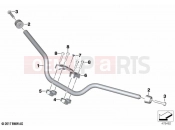 BMW Motorrad BMW 2023 F models F 750 GS (0B08, 0B18) Handlebar | Handlebar