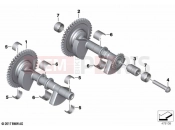 BMW Motorrad BMW 2023 F models F 750 GS (0B08, 0B18) Compensating shaft | Compensating shaft