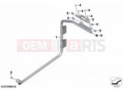 BMW Motorrad BMW 2023 F models F 750 GS (0B08, 0B18) U-bolt rear right | U-bolt rear right