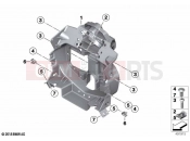BMW Motorrad BMW 2023 F models F 750 GS (0B08, 0B18) Front panel carrier | Front panel carrier
