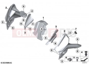BMW Motorrad BMW 2023 F models F 750 GS (0B08, 0B18) Wind deflector | Wind deflector