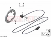BMW Motorrad BMW 2023 F models F 750 GS (0B08, 0B18) Rotational-speed sensor, rear | Rotational-speed sensor, rear
