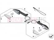 BMW Motorrad BMW 2023 F models F 750 GS (0B08, 0B18) Turn indicators, front | Turn indicators, front