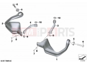 BMW Motorrad BMW 2021 F models F 850 GS (0B09, 0B19) Hand protector 2 | Hand protector 2