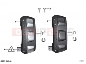 BMW Motorrad BMW 2021 F models F 850 GS (0B09, 0B19) Additional switch special vehicle right | Additional switch special vehicle right