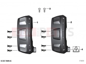 BMW Motorrad BMW 2021 F models F 850 GS (0B09, 0B19) Additional switch special vehicle left 2 | Additional switch special vehicle left 2