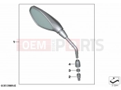 BMW Motorrad BMW 2021 F models F 850 GS (0B09, 0B19) Mirror | Mirror
