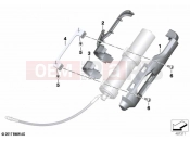 BMW Motorrad BMW 2021 F models F 850 GS (0B09, 0B19) Holder for engine spring strut | Holder for engine spring strut