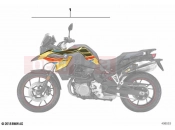 BMW Motorrad BMW 2021 F models F 850 GS (0B09, 0B19) Sticker set 2 | Sticker set 2