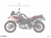 BMW Motorrad BMW 2021 F models F 850 GS (0B09, 0B19) Sticker set 3 | Sticker set 3