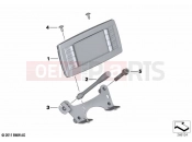 BMW Motorrad BMW 2021 F models F 850 GS (0B09, 0B19) Control panel, radio / microphone | Control panel, radio / microphone