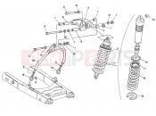 DUCATI 1999 Monster 750 REAR SHOCK ABSORBER » SWING ARM
