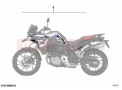 Sticker set | Sticker set - BMW Motorrad F 850 GS (0B29) 2020