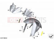 BMW Motorrad BMW 2023 F models F 850 GS (0B39) Front-wheel cover | Front-wheel cover