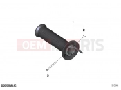 BMW Motorrad BMW 2023 F models F 850 GS (0B39) Grip left unheated | Grip left unheated