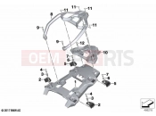 BMW Motorrad BMW 2021 F models F 850 GS (0B39) Luggage grid | Luggage grid