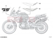 BMW Motorrad BMW 2021 F models F 850 GS (0B39) Stick-on label 2 | Stick-on label 2