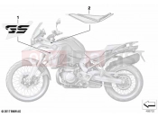 BMW Motorrad BMW 2021 F models F 850 GS (0B39) Stick-on label 3 | Stick-on label 3