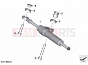 BMW Motorrad BMW 2021 F models F 850 GS (0B39) Steering damper | Steering damper