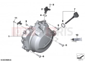 BMW Motorrad BMW 2021 F models F 850 GS (0B39) Engine housing cover, left | Engine housing cover, left