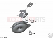 BMW Motorrad BMW 2021 F models F 850 GS (0B39) Horn | Horn