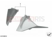 BMW Motorrad BMW 2021 F models F 850 GS Adv. (0K04) Wind deflector tinted | Wind deflector tinted