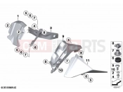 BMW Motorrad BMW 2022 F models F 850 GS Adve. (0K00) Wind deflector | Wind deflector