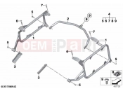 BMW Motorrad BMW 2022 F models F 850 GS Adve. (0K00) Case holder | Case holder
