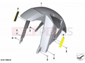 BMW Motorrad BMW 2021 F models F 850 GS Adve. (0K00) Front-wheel cover