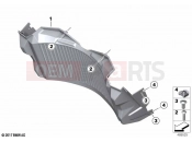 BMW Motorrad BMW 2021 F models F 850 GS Adve. (0K00) Air duct, cooler