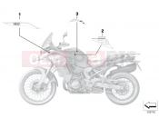 BMW Motorrad BMW 2021 F models F 850 GS Adve. (0K00) Sticker WND2 black-storm