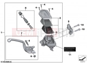 BMW Motorrad BMW 2021 F models F 850 GS Adve. (0K00) Control assembly fitting | Control assembly fitting