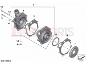 BMW Motorrad BMW 2021 F models F 850 GS Adve. (0K00) Coolant pump with drive