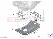 BMW Motorrad BMW 2021 F models F 850 GS Adve. (0K00) Engine underride protection plastic