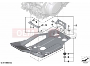 BMW Motorrad BMW 2021 F models F 850 GS Adve. (0K00) Engine underride protection aluminium